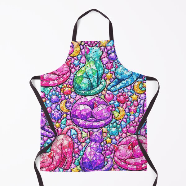 Item preview, Crystal Gem Cat Mosaic Magical Pattern  designed and sold by DjFreeq.