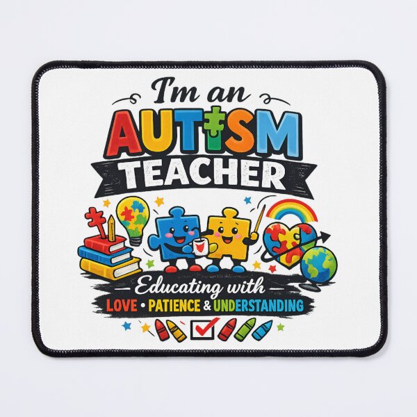 Item preview, Autism Teacher – Educating with Love, Patience & Understanding  designed and sold by SidTastic .
