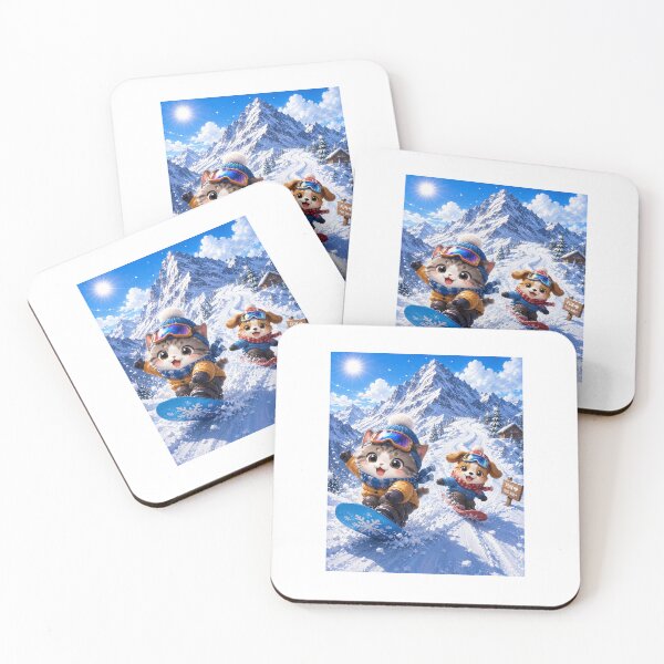 Item preview, Snow Rush Pals – Ice Slide Adventure designed and sold by QuirkNest Studio .