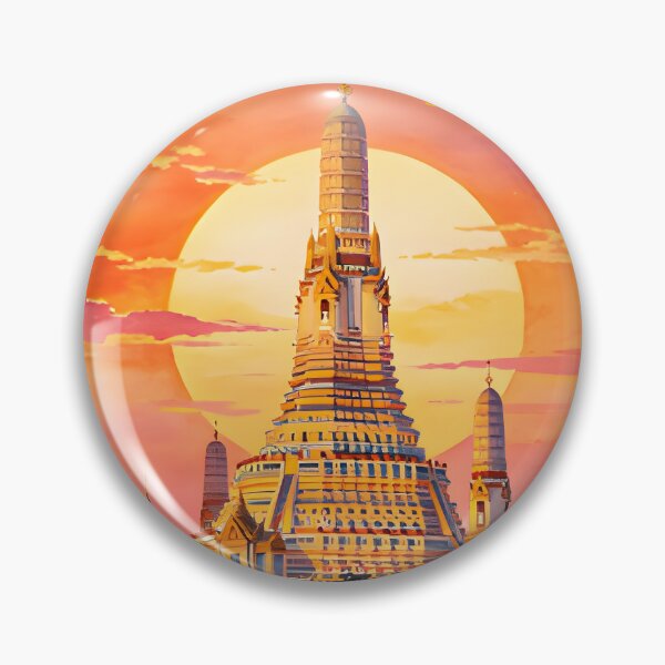 Item preview, WAT ARUN SUNSET Temple of Dawn designed and sold by Spirit of Siam.