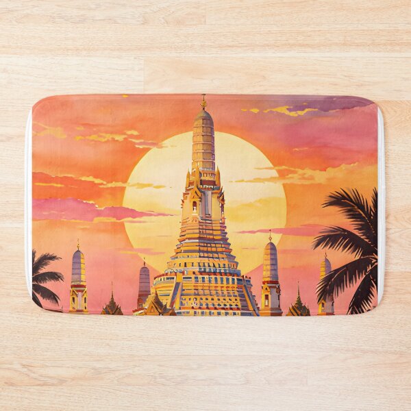 Item preview, WAT ARUN SUNSET Temple of Dawn designed and sold by Spirit of Siam.