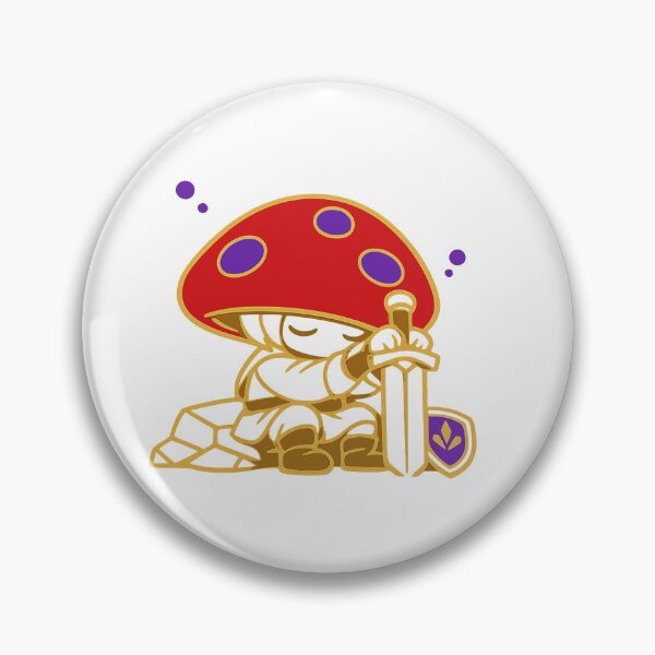 Item preview, Resting Mushroom Knight designed and sold by KungPowUnicorn.
