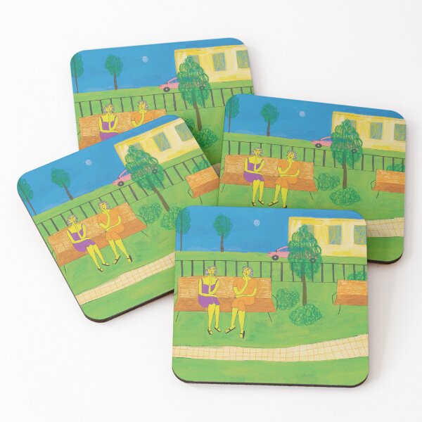 Item preview, on a bench in the park designed and sold by andreea.v.