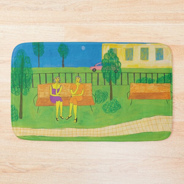 Item preview, on a bench in the park designed and sold by andreea.v.