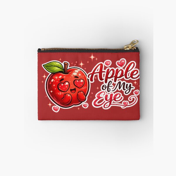 Item preview, Apple Of My Eye Cute Heart Eyes Apple Love Quote Design designed and sold by irfanshikh.