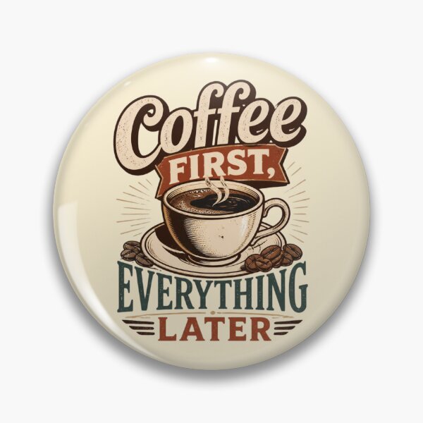 Item preview, Coffee First – Funny Quote Design designed and sold by ABLAT-CREATIONS.