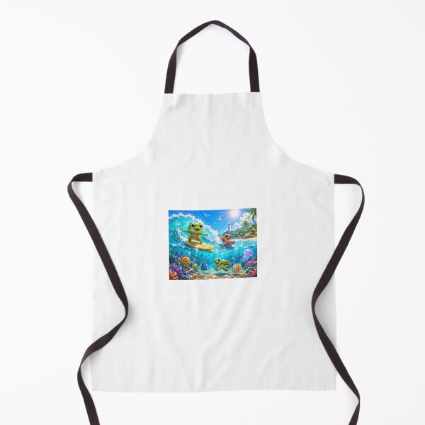 Item preview, Ocean Splash Friends – Crystal Wave Party designed and sold by QuirkNest Studio .
