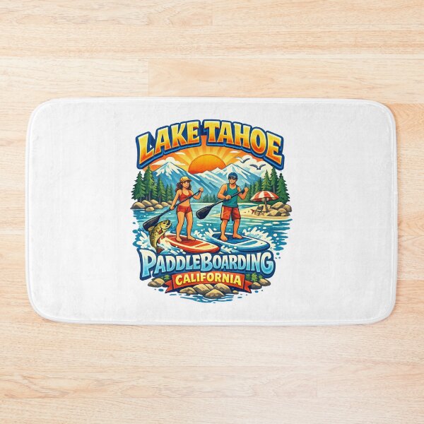 Item preview, Lake Tahoe Paddleboarding California Lake Life Outdoor Adventure designed and sold by CraigDesignWork.