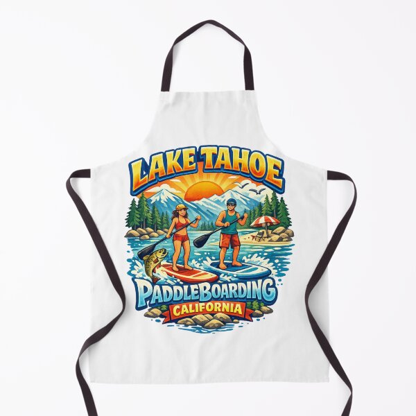 Item preview, Lake Tahoe Paddleboarding California Lake Life Outdoor Adventure designed and sold by CraigDesignWork.
