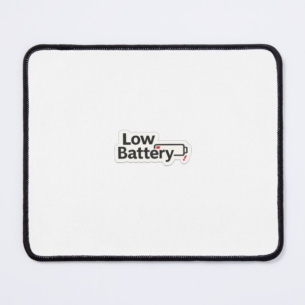 Item preview, Low Battery | Funny Introvert Energy Sticker designed and sold by Wild Harbor.