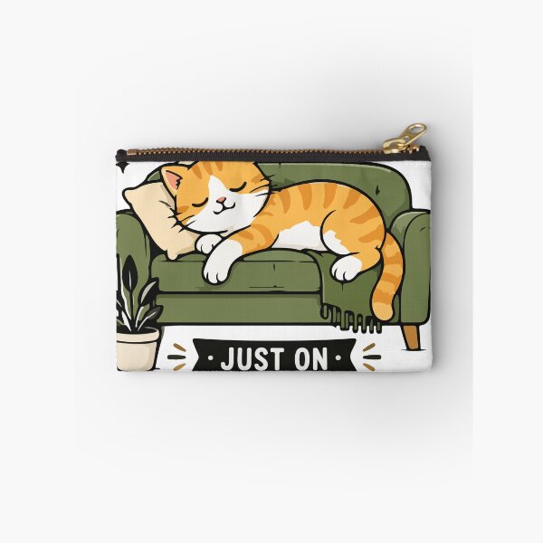 Item preview, Cute Cat Sleeping on Sofa Not Lazy Energy Save Mode Graphic designed and sold by banglalook.