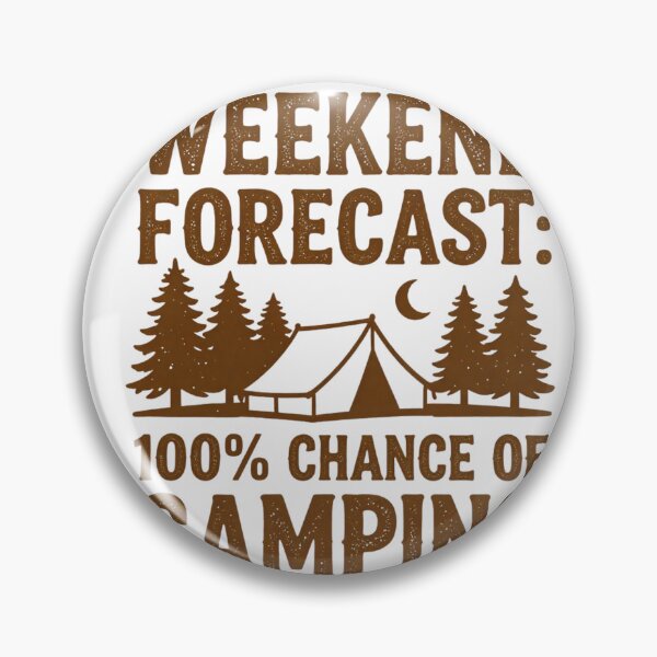 Item preview, Weekend forecast camping designed and sold by CampNest83.