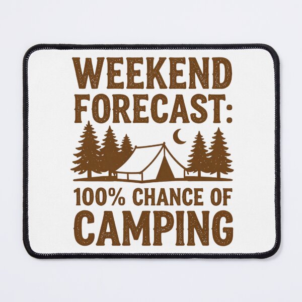 Item preview, Weekend forecast camping designed and sold by CampNest83.
