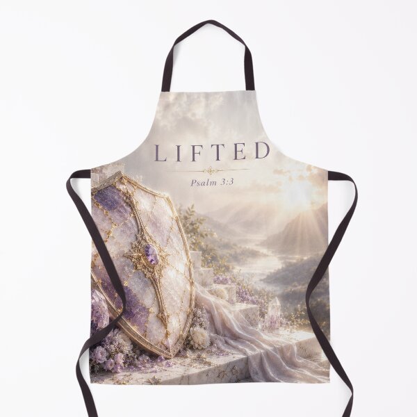 Item preview, Lifted Psalm 3 3 Bible Verse Crystal Shield Faith Art designed and sold by mizuNgrace.