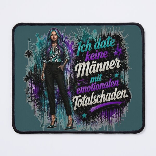 Item preview, I don't date men who are emotionally damaged. designed and sold by Out of Toxic Studio.
