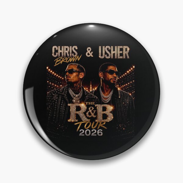 Item preview, Raymond and Brown Tour 2026, R&B Tour Chris Brown Usher Raymond, R and B tour  designed and sold by chibichibii.