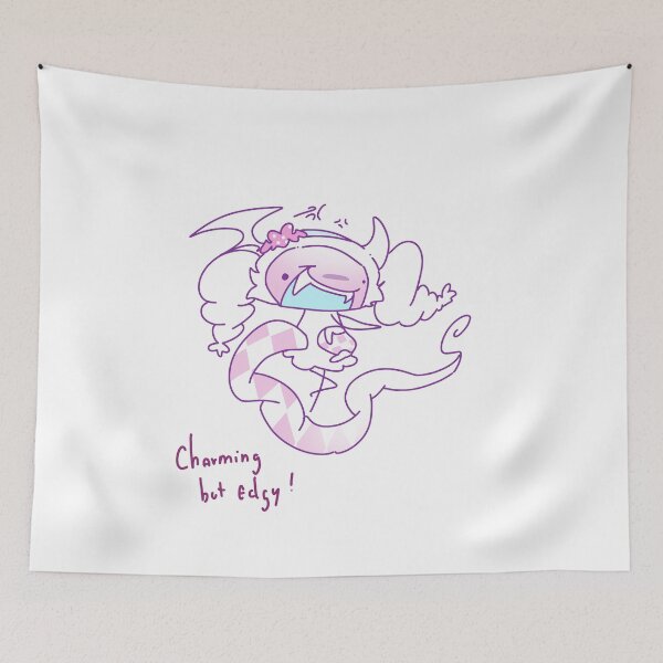 Item preview, Charming But Edgy Cute Kawaii Monster Girl Doodle designed and sold by PeaceTypo.
