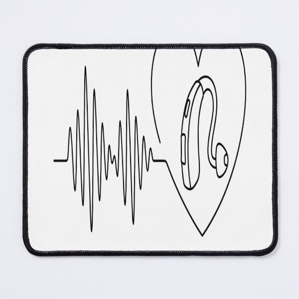 Item preview, My Invisible Superpower - Minimalist Hearing Aid Line Art designed and sold by YourVibeMerch.