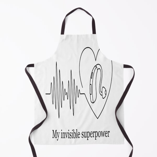 Item preview, My Invisible Superpower - Minimalist Hearing Aid Line Art designed and sold by YourVibeMerch.
