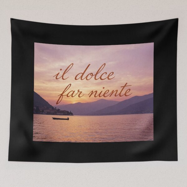 Item preview, Il Dolce far niente designed and sold by LaughandLaugh.