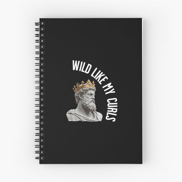 Item preview, Wild Like My Curls — Marble King Statue Curly Hair Art designed and sold by lenalenspod.