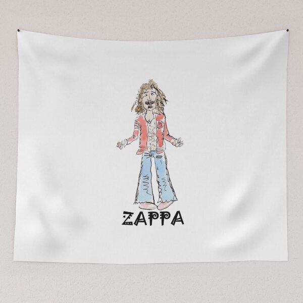 Item preview, Frank Zappa art designed and sold by Inky Fingers Illustrations.
