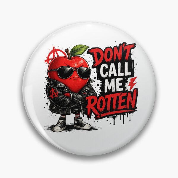 Item preview, Dont Call Me Rotten Funny Punk Apple Rebel Quote Design designed and sold by irfanshikh.