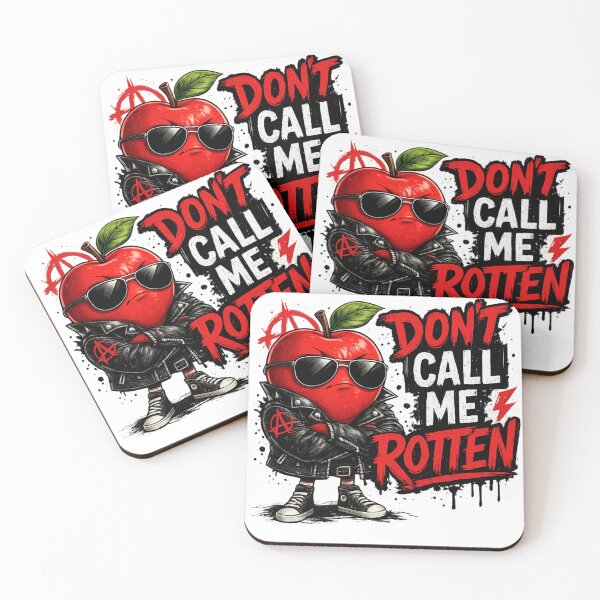 Item preview, Dont Call Me Rotten Funny Punk Apple Rebel Quote Design designed and sold by irfanshikh.