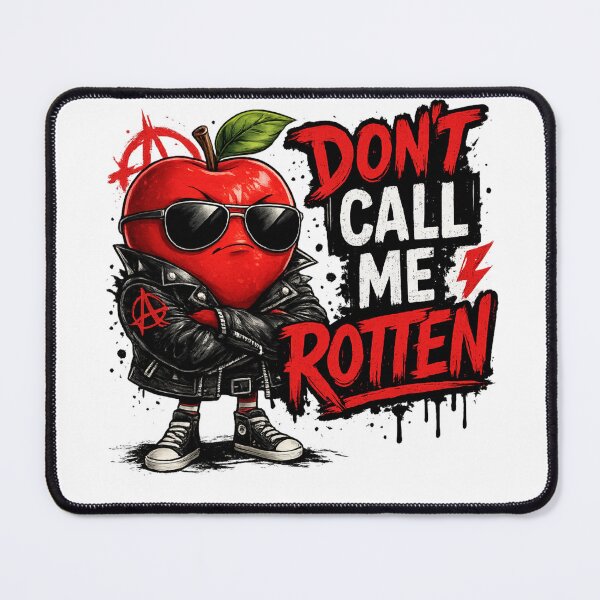 Item preview, Dont Call Me Rotten Funny Punk Apple Rebel Quote Design designed and sold by irfanshikh.