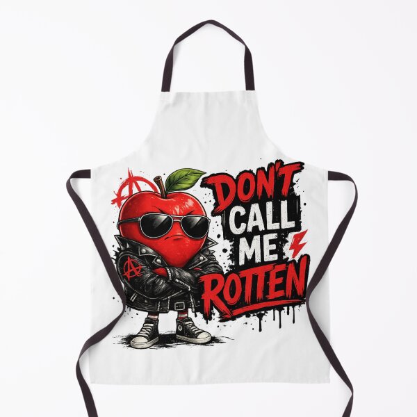 Item preview, Dont Call Me Rotten Funny Punk Apple Rebel Quote Design designed and sold by irfanshikh.