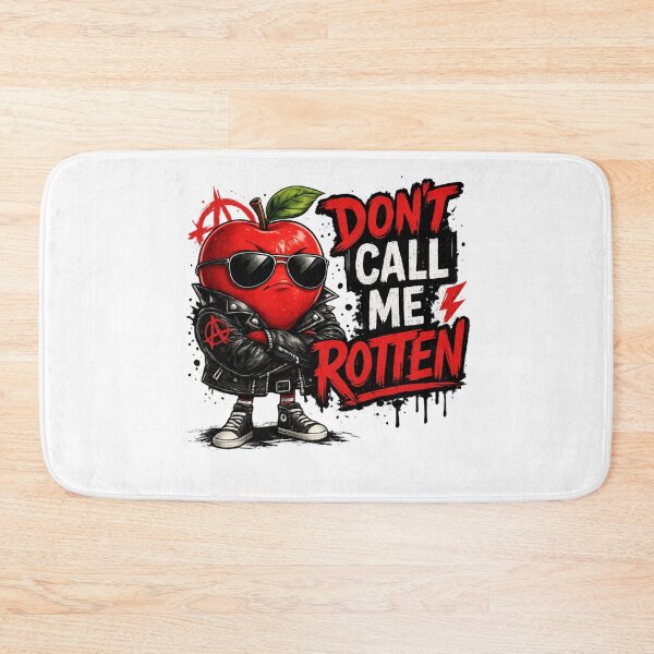 Item preview, Dont Call Me Rotten Funny Punk Apple Rebel Quote Design designed and sold by irfanshikh.