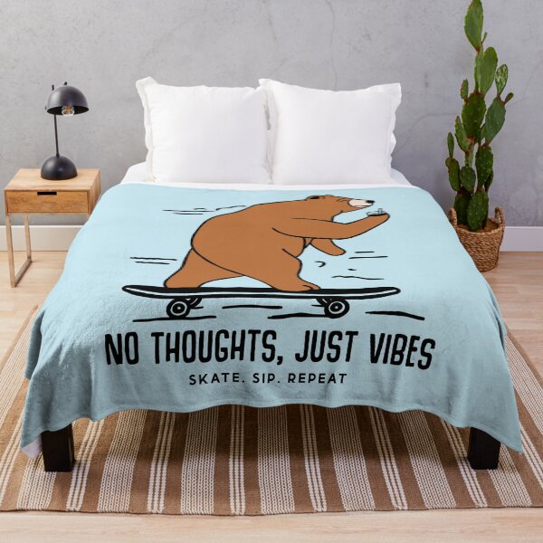 Item preview, No Thoughts, Just Vibes designed and sold by RetroChunky®.