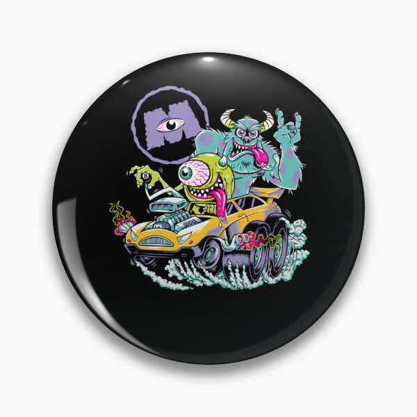 Item preview, One Eyed Green Creature Driving Yellow designed and sold by AnimeSto.