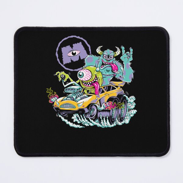 Item preview, One Eyed Green Creature Driving Yellow designed and sold by AnimeSto.