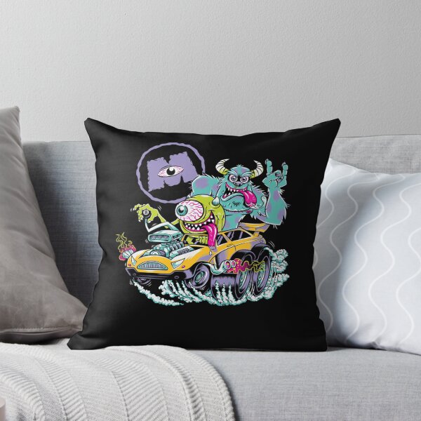Item preview, One Eyed Green Creature Driving Yellow designed and sold by AnimeSto.