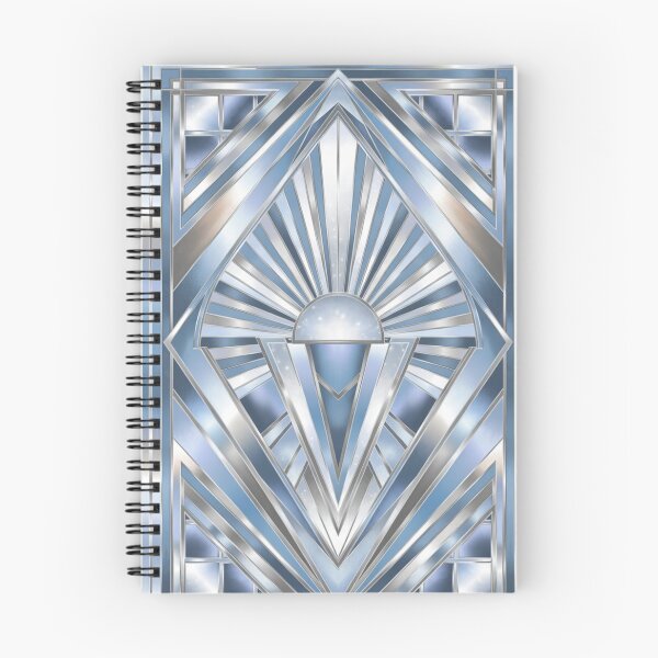 Item preview, Blue Crystal Geometric Mandala Art Print designed and sold by IntelliMindDesigns.