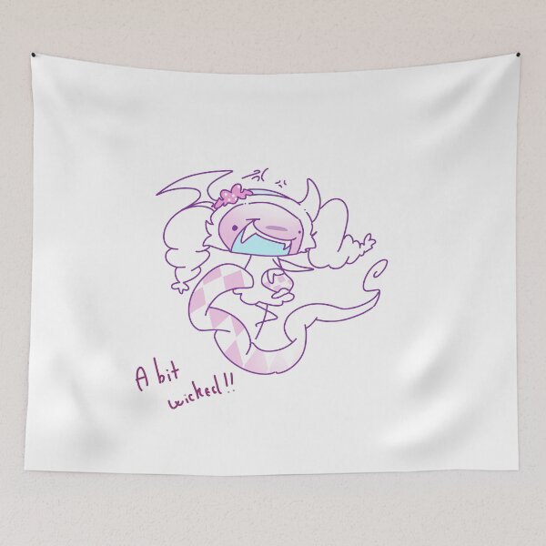 Item preview, A Bit Wicked Kawaii Pastel Goth Monster Girl designed and sold by PeaceTypo.