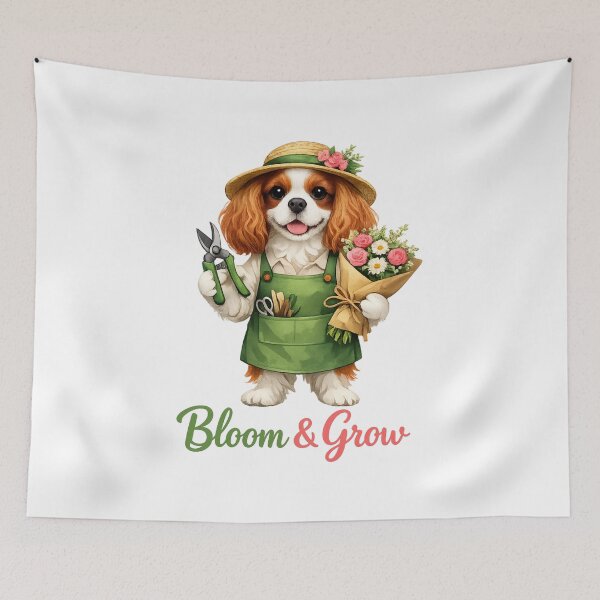 Item preview, Bloom and Grow Blenheim Cavalier designed and sold by SpottyRainbow.