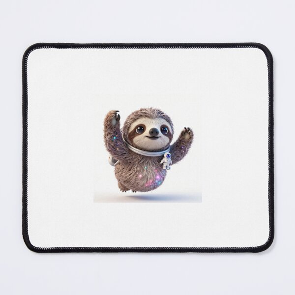 Item preview, Cute Realistic Cosmic Sloth Floating in Space - Adorable Galaxy Sloth Art designed and sold by MrArtist Shop.