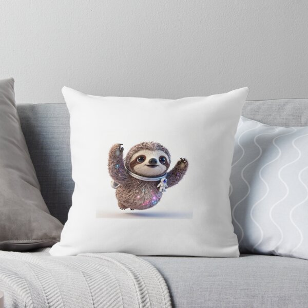 Item preview, Cute Realistic Cosmic Sloth Floating in Space - Adorable Galaxy Sloth Art designed and sold by MrArtist Shop.