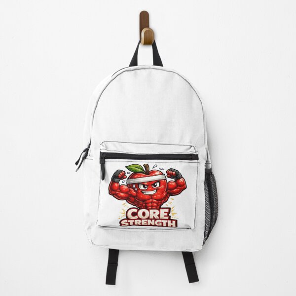 Item preview, Core Strength Funny Muscular Apple Gym Fitness Pun Design designed and sold by irfanshikh.