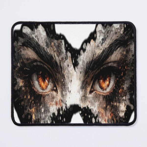 Item preview, Burning Eyes – Intense Gaze Aesthetic Sticker designed and sold by Genzfirevibes.