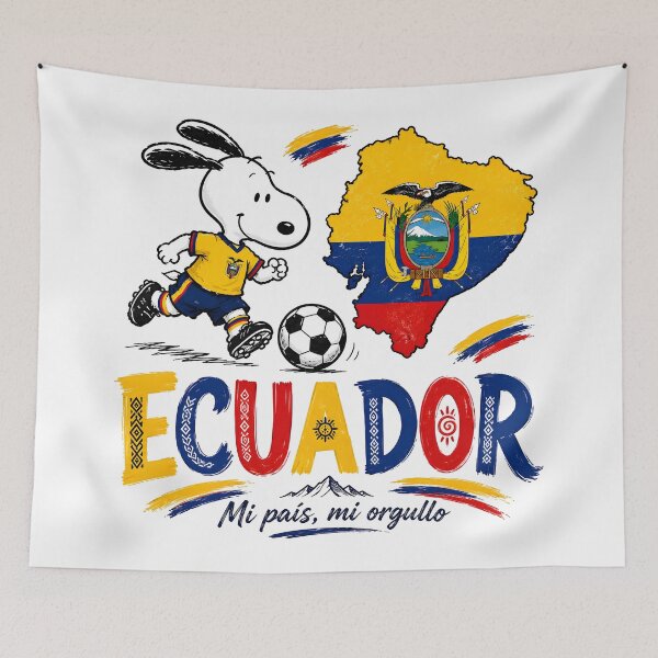 Item preview, Snoopy Ecuador Team World Cup 2026 designed and sold by Har-vee.