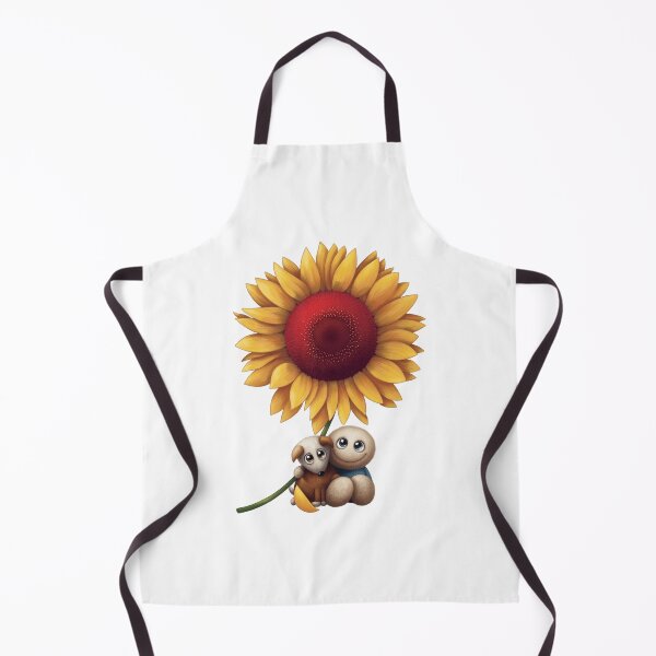 Item preview, Cute Sunflower with Adorable Puppy and Doll Friends – Whimsical Kids Art designed and sold by RaresS.