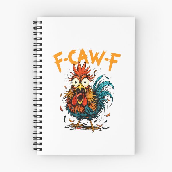 Item preview, F Caw F Rooster Poster Graphic Design Art Print designed and sold by CassieGibbone.