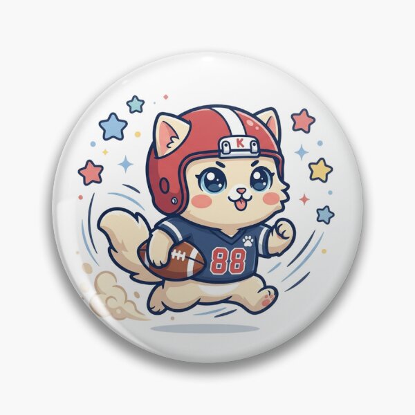 Artikelvorschau, Niedlicher Chibi-Kätzchen-Fußballspieler entworfen und verkauft von  Cat Lady.