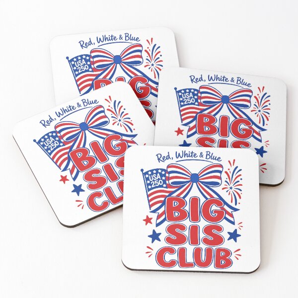 Item preview, Big Sis Club 4th Of July Family Celebration designed and sold by FreshVibe Prints.