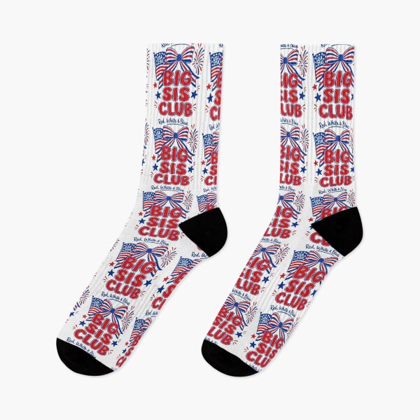 Item preview, Big Sis Club 4th Of July Family Celebration designed and sold by FreshVibe Prints.