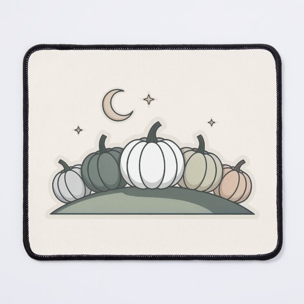Item preview,  Moonlit White Pumpkin Patch Halloween Sticker designed and sold by TrendMorphic.