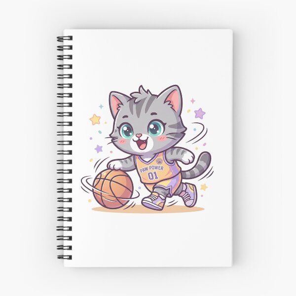 Item preview, Cute Chibi Tabby Cat Playing Basketball  designed and sold by  Cat Lady.